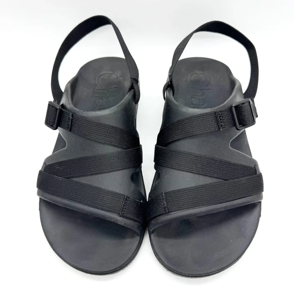 Chaco Chillos‎ Black Sport Slingback Strap Sandals Men's Size 11 Beach Water